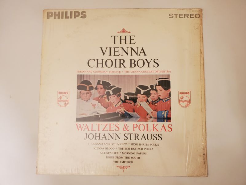 The Vienna Choir Boys Waltzes & Polkas - Johann Strauss vinyl record